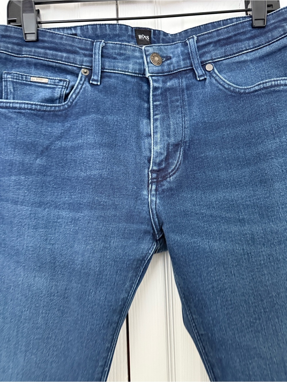 Hugo Boss CANDIANI Denim Straight Jeans in Dark Blue 32/32 - Picture 4 of 16